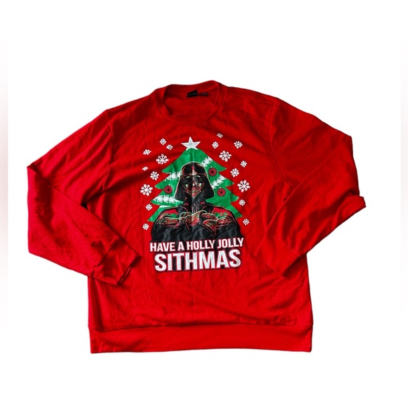 Star Wars Have A Holly Jolly Sithmas Men’s Christmas Sweater. 🎄 - Picture 4 of 6